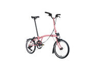 BROMPTON C Line - 12-speed H type Flamingo Pink frame/matt black extremities  click to zoom image